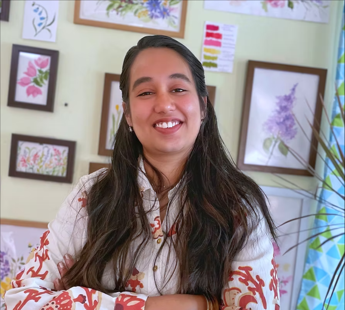 Madhura, watercolor tutor